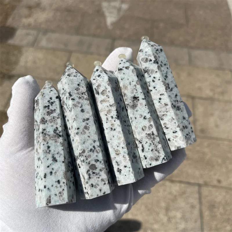 1000g Wholesale Rock Kiwi Stone Crystal Point Wands