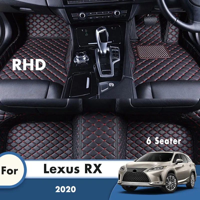 

RHD Car Floor Mats For Lexus RX 2020 6 Seater Auto Styling Interiors Accessories Car Protect Custom Waterproof Decor Rugs Cover