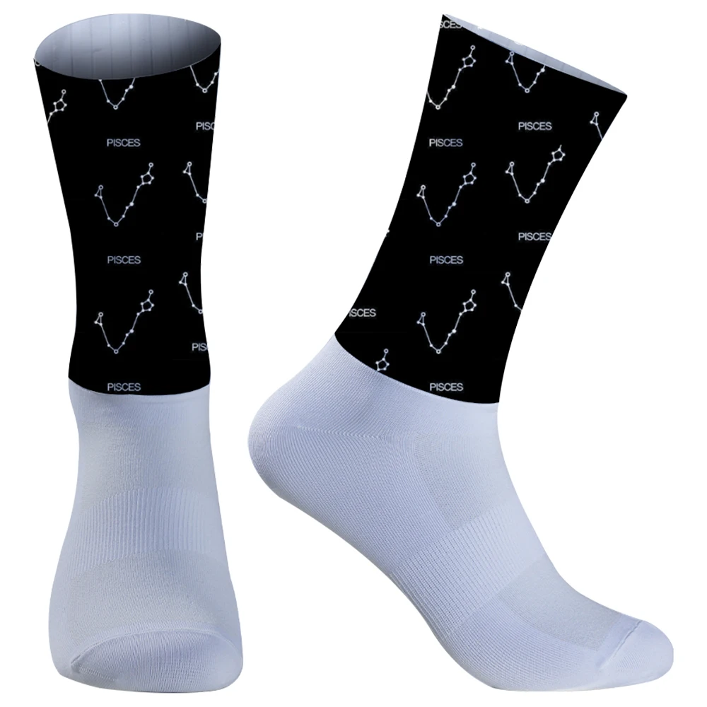 2024 New Summer Anti Slip Seamless Aero Bike Wearproof Bicycle Sport Bike Socks Breathable Cycling Socks