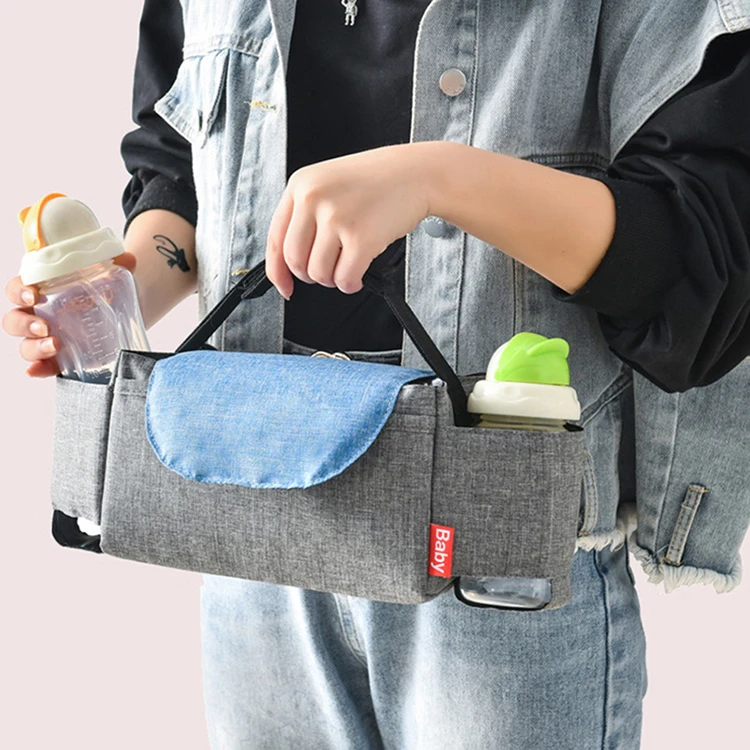 Accesorios para cochecito de bebé, bolsa organizadora para carrito de bebé, bolsa para botella, accesorios para bebé