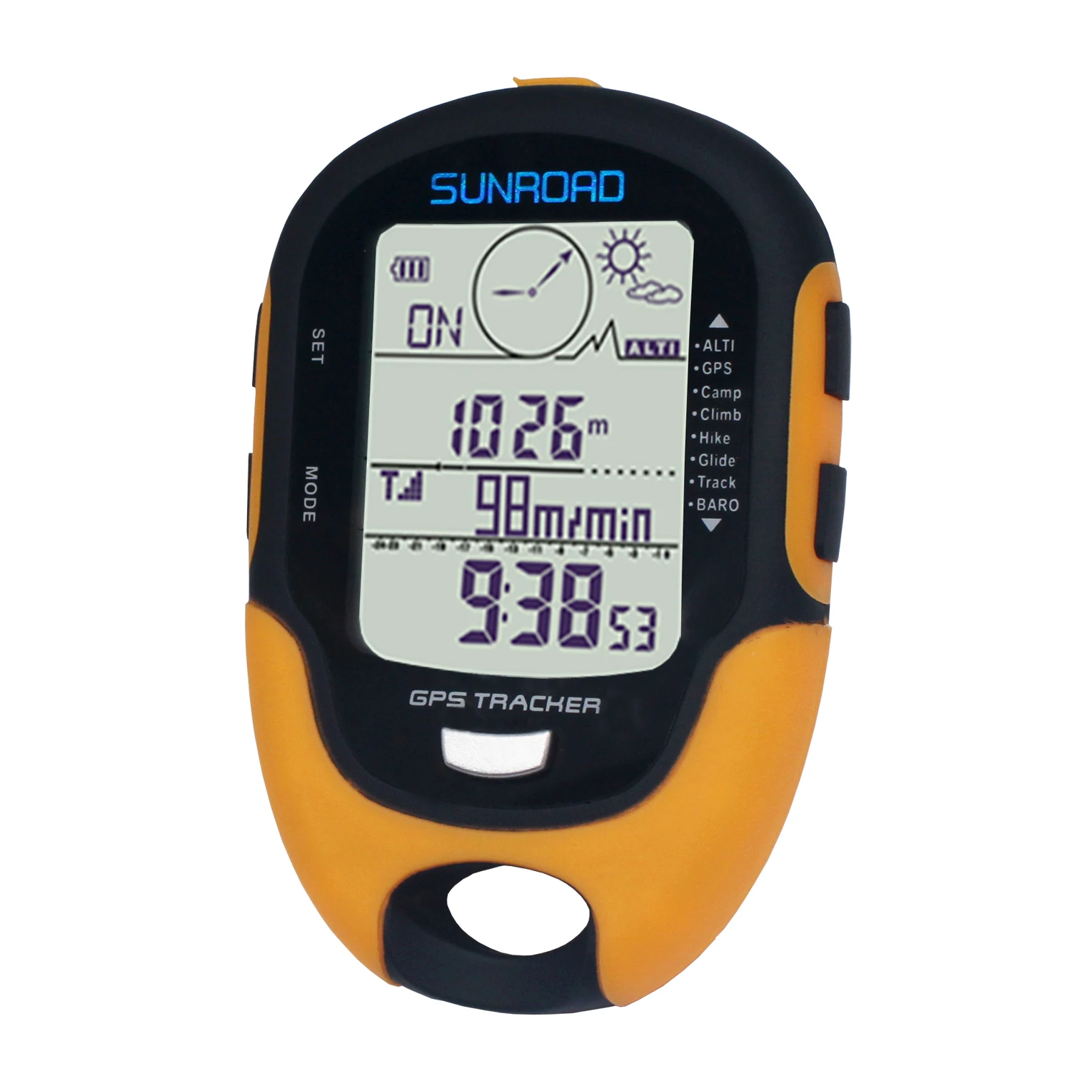 NEW DF FR510 GPS Digital Altimeter Barometer Weather Altitude Pre-Warning Remind Compass Stopwatch Sports Digital Compass