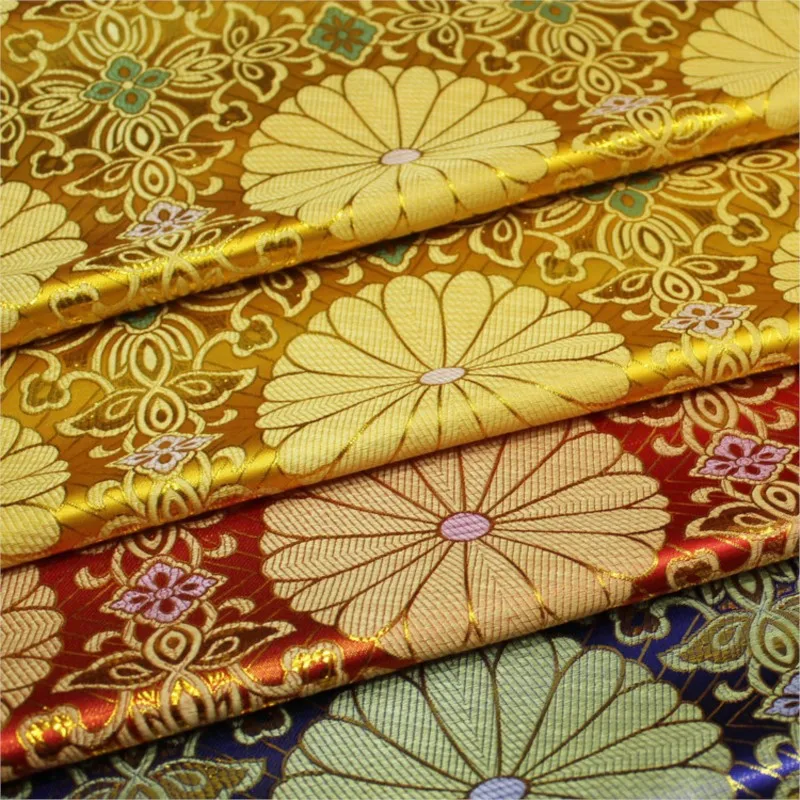 

Халат-кимоно Cheongsam ручной работы, старинная золотая и серебряная нить, жаккардовая парча, шелковая декоративная ткань