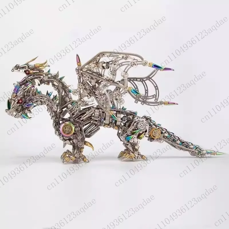 Difficult Metal Assembly Model Huge Precision Machinery Tiger Dragon Rabbit Building Block Assembly Model