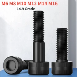 M6 M8 M10 M12 M14 M16 14.9 Grade Super High Strength Hexagon Socket Cylindrical Head Cap Screw Alloy Steel Black Extension Bolts
