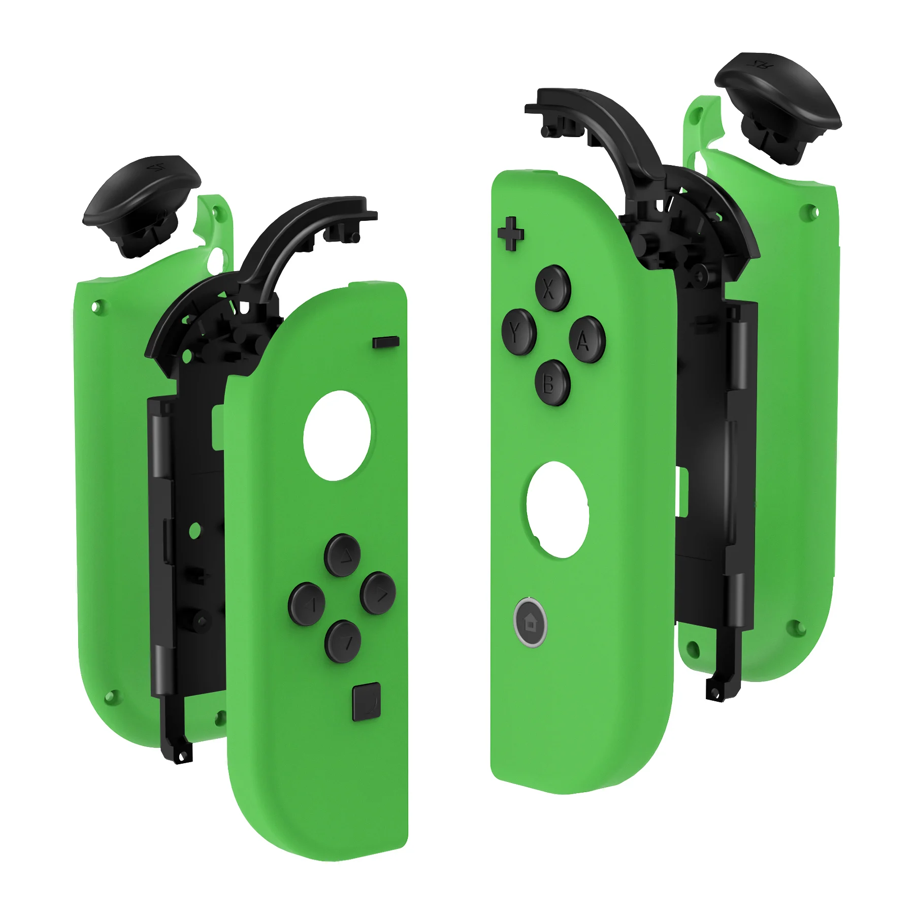 Capa de reposição eXtremeRate DIY para NS Switch e OLED JoyCon - Verde