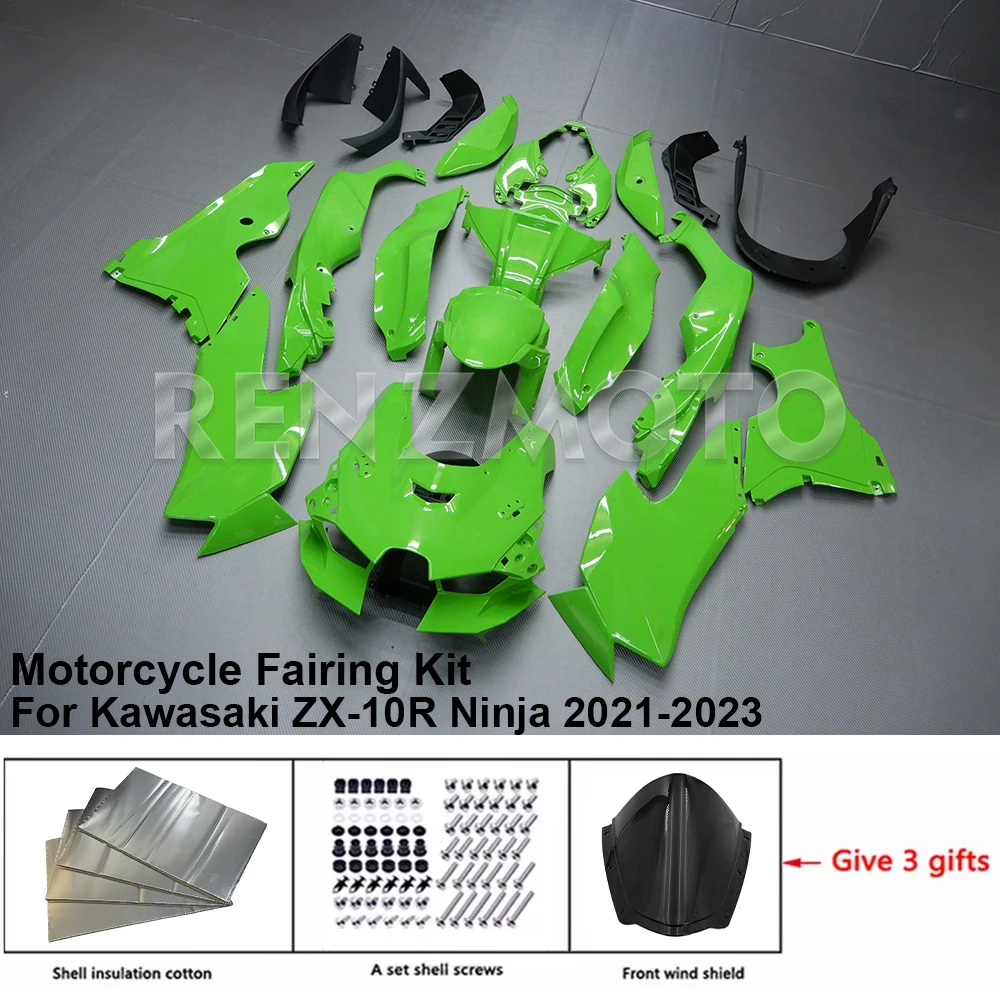 

Fit For Kawasaki ZX-10R Ninja 2021-2023 Motorcycle Accessories Fairings Injection Mold Painted ABS Plastic Bodywork Kits