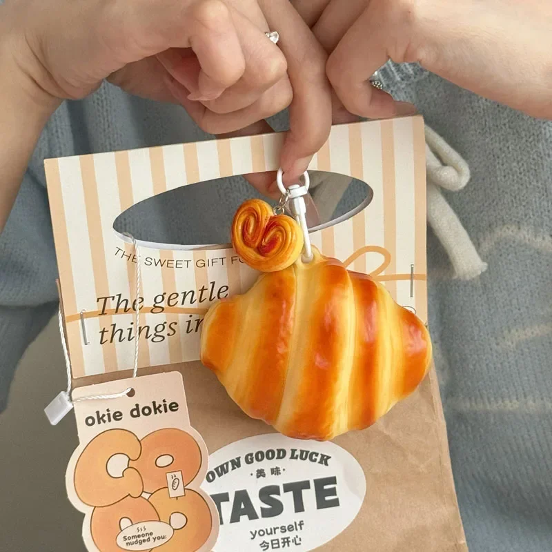 3D Croissant Bread Suitable For Airpods Protective Cover Airpods Pro Headphone Cover Airpods 4 2 Wireless Bluetooth Airpods3 Pro