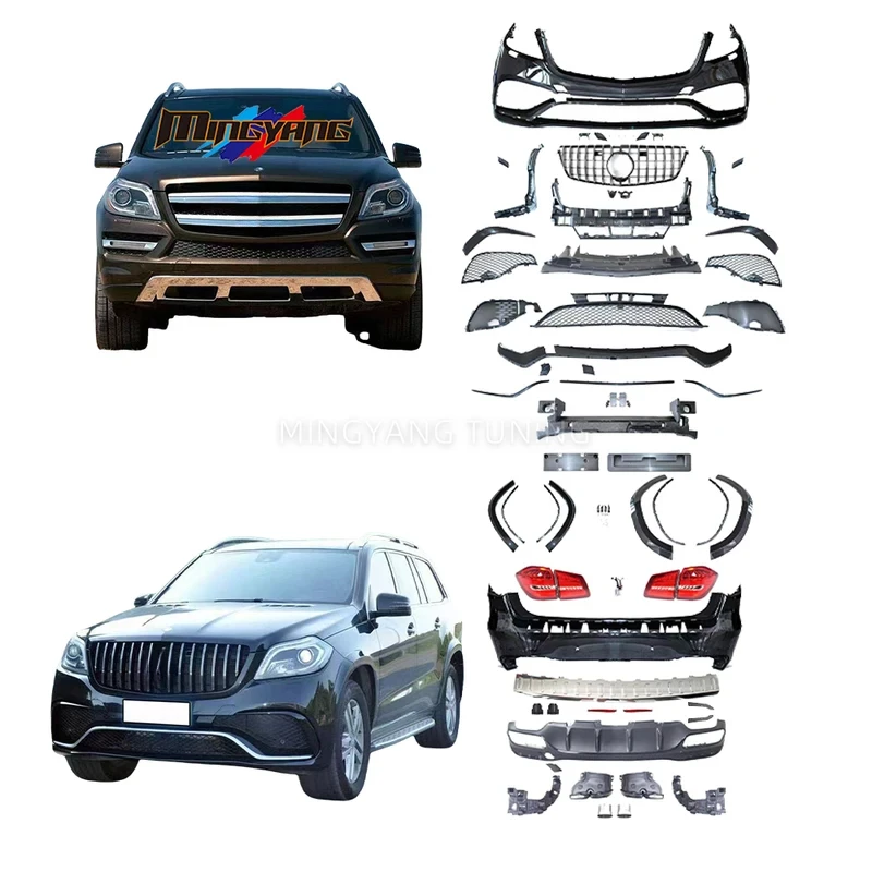 

PP Plastic GL Upgr to GLS63 Facelift Tail Lights Car Bumper Accessories Bodykit for 2013-2015 GL X