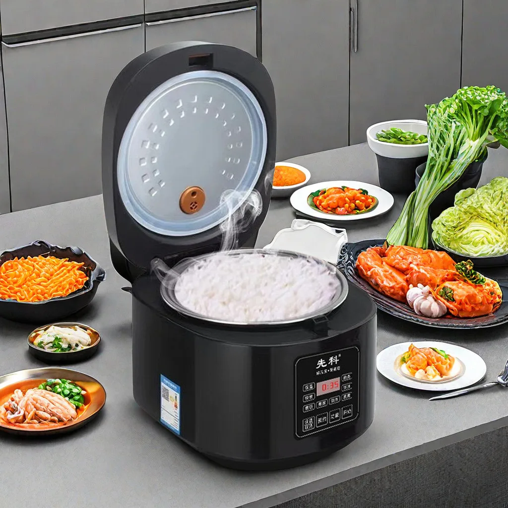 5l Multi-functional Large Capacity Rice Cooker Home Intelligent Reservation Timing Multi-purpose Rice Cooker Factory Direct Sale