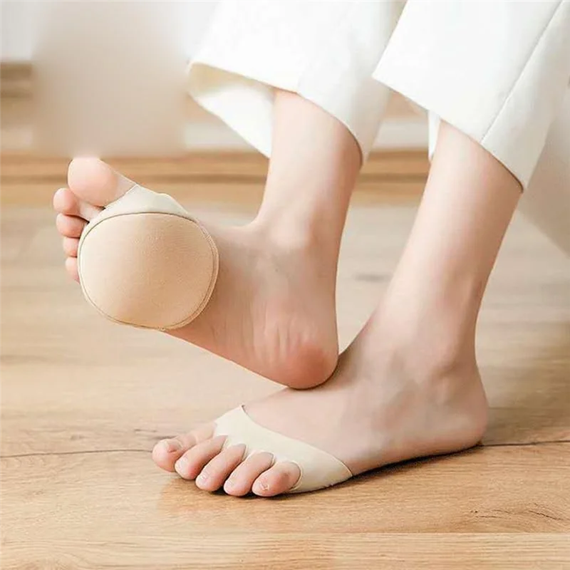 AS96-30Set de almohadillas con agujeros para los dedos, cojines para el dedo del pie para mujer, almohadillas para los zapatos, detener los pies del deslizamiento hacia adelante en los tacones