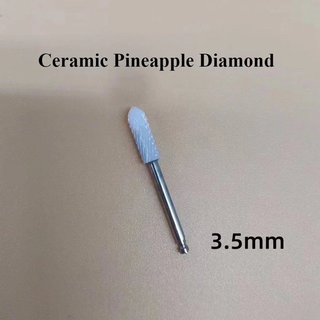 Dental  Pineapple Drill Round Bur Diamond Grinding Head Low-Speed Bur Polishing Tungsten Steel Ceramic High-Quality Steel Tools