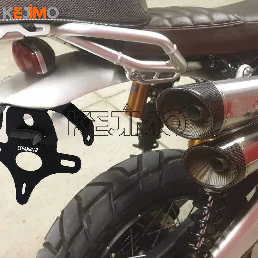 

License Plate Holder Bracket FOR Scrambler 1200 XE/XC 2019-2023 1200 X 2024 2025 Motorcycle Rear Tail Tidy Fender Eliminator Kit