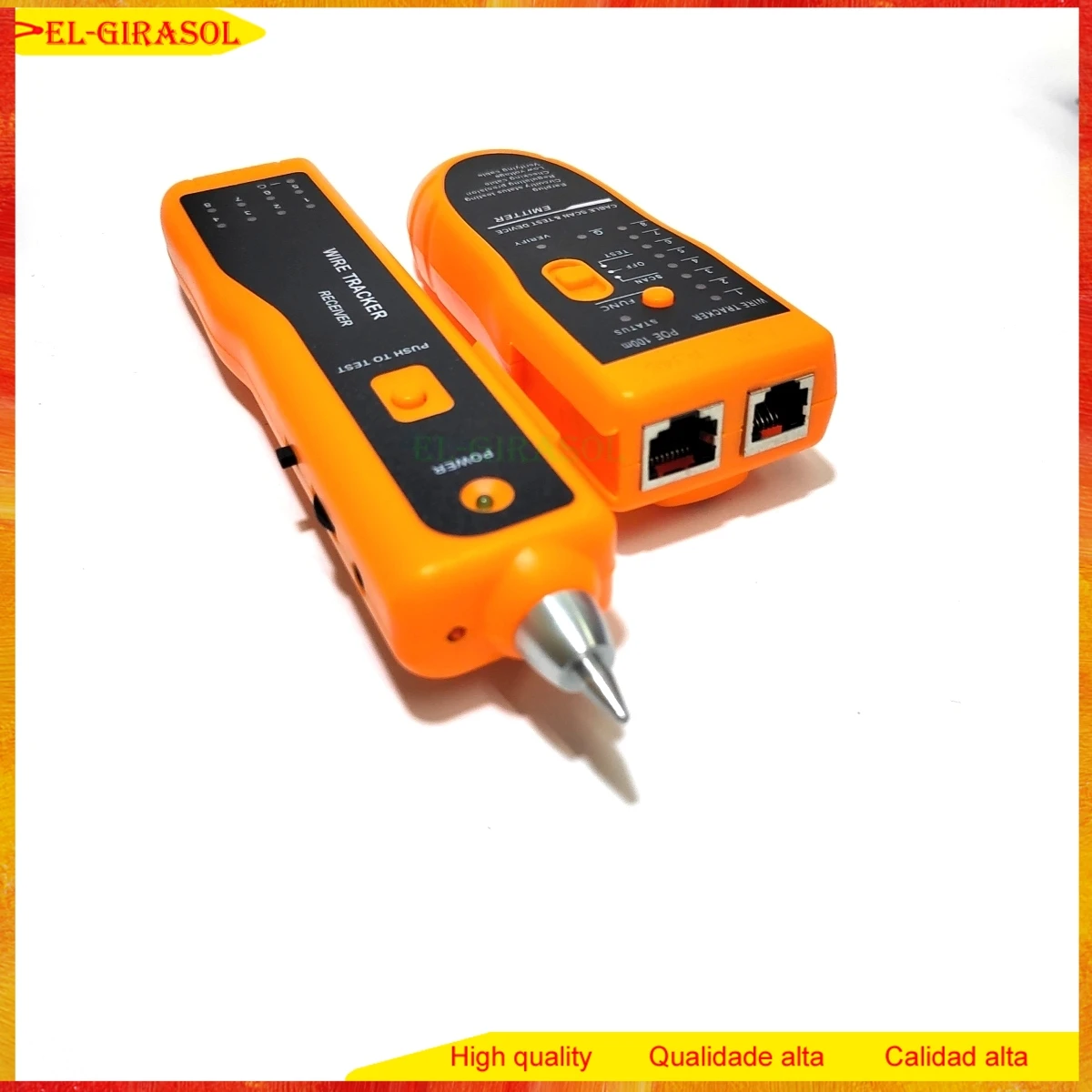 

Quality Warranty Network Cable Tester Cat5 Cat6 RJ45 UTP STP Detector Line Finder Telephone Wire Tracker Diagnose Tone Tool FTTH