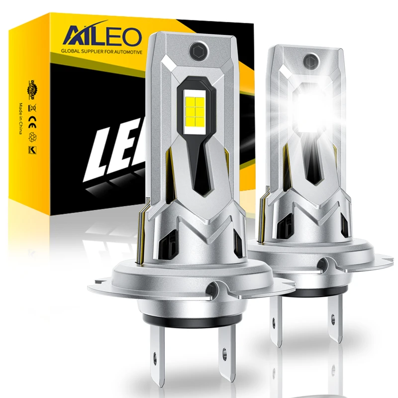 

AILEO H7 LED Headlight Bulb 80W Mini Wireless 30000LM 6500K CSP for Car Headlamp Auto Diode Lamps H7 Turbo Led 12V Automobile