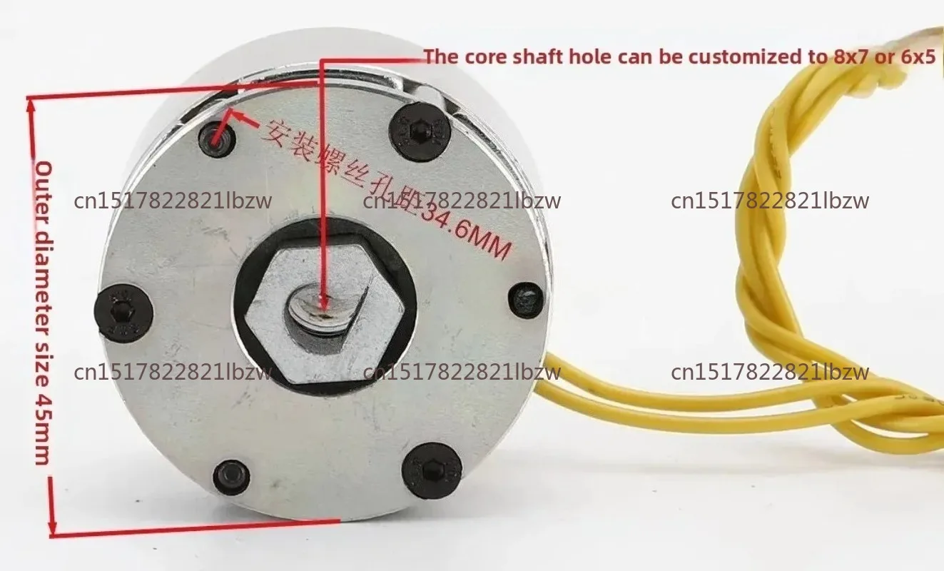 DC Micro Power-off Electromagnetic Brake DC 12v 24v Brake Mechanical Motor Power-off Brake