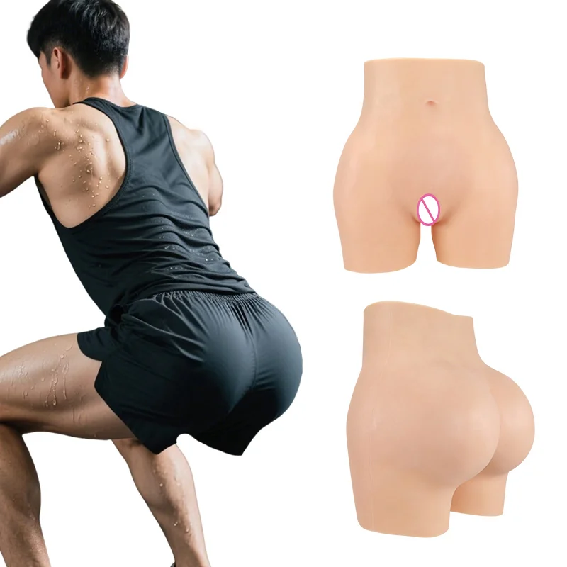 ONEFENG Silicone Realistic Fake Vagina Panties Wearable For Shemale Drag Queen Transgender Sissy Gay Cosplay Hip Enhanced Pants