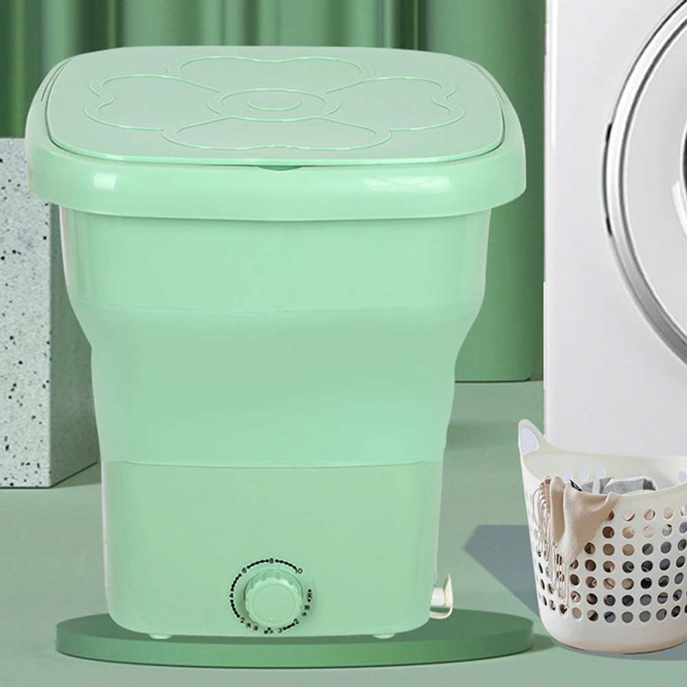 Dobrar máquinas de lavar portáteis com secador, ultra-sônico Mini Washer, grande capacidade, 25 litros, roupa do bebê, meias, lavanderia