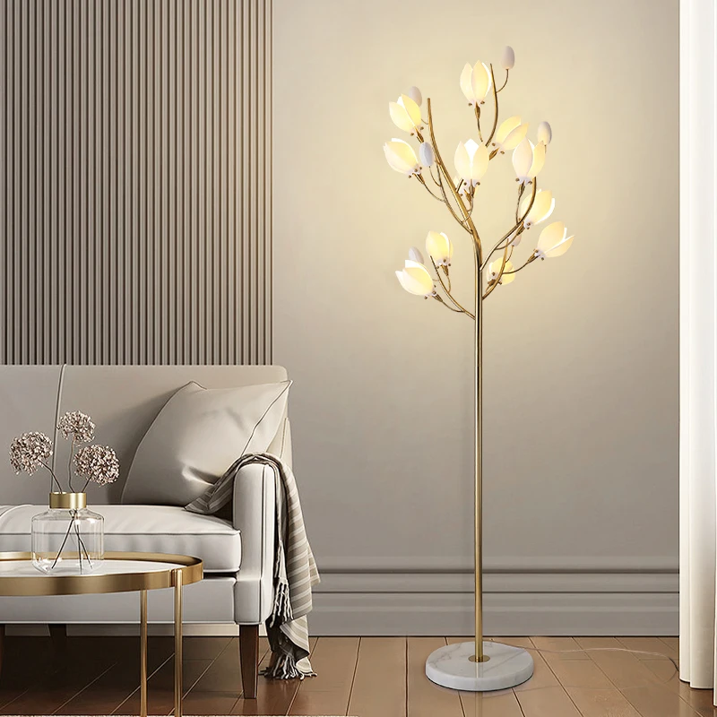 Modern Minimalist Flower Shaped Ceramic Wall Lamp Living Room Sofa Bedroom Wall Light Creative Design Vertical Lighting Fixture