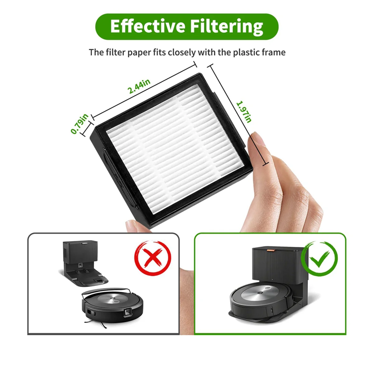 Acessórios de substituição do aspirador, I1 Plus, I7, I3, I4, I6, I8, J7 Plus, E5, E6, E7, I & E, J Series