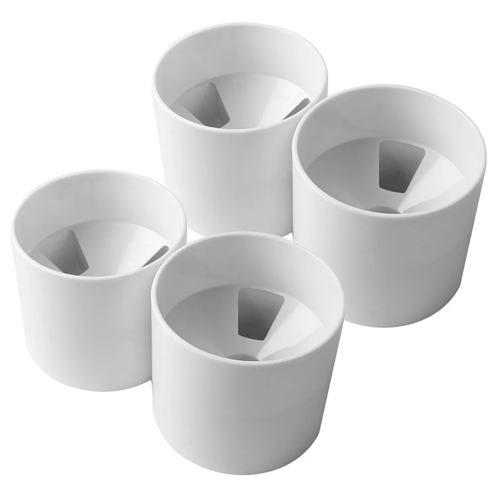 4個入り-プラスチック製-ゴルフホールカップ-軽量-ゴルフ練習器具-パッティングホールカップ-室内・屋外用