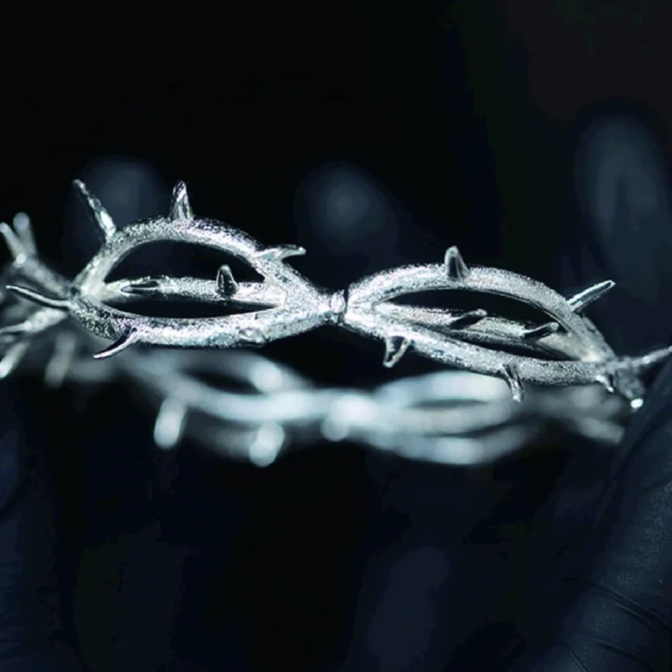 Thorn Bracelet Punk Gothic Cosplay Unisex Metal Hip Hop Hand Chain