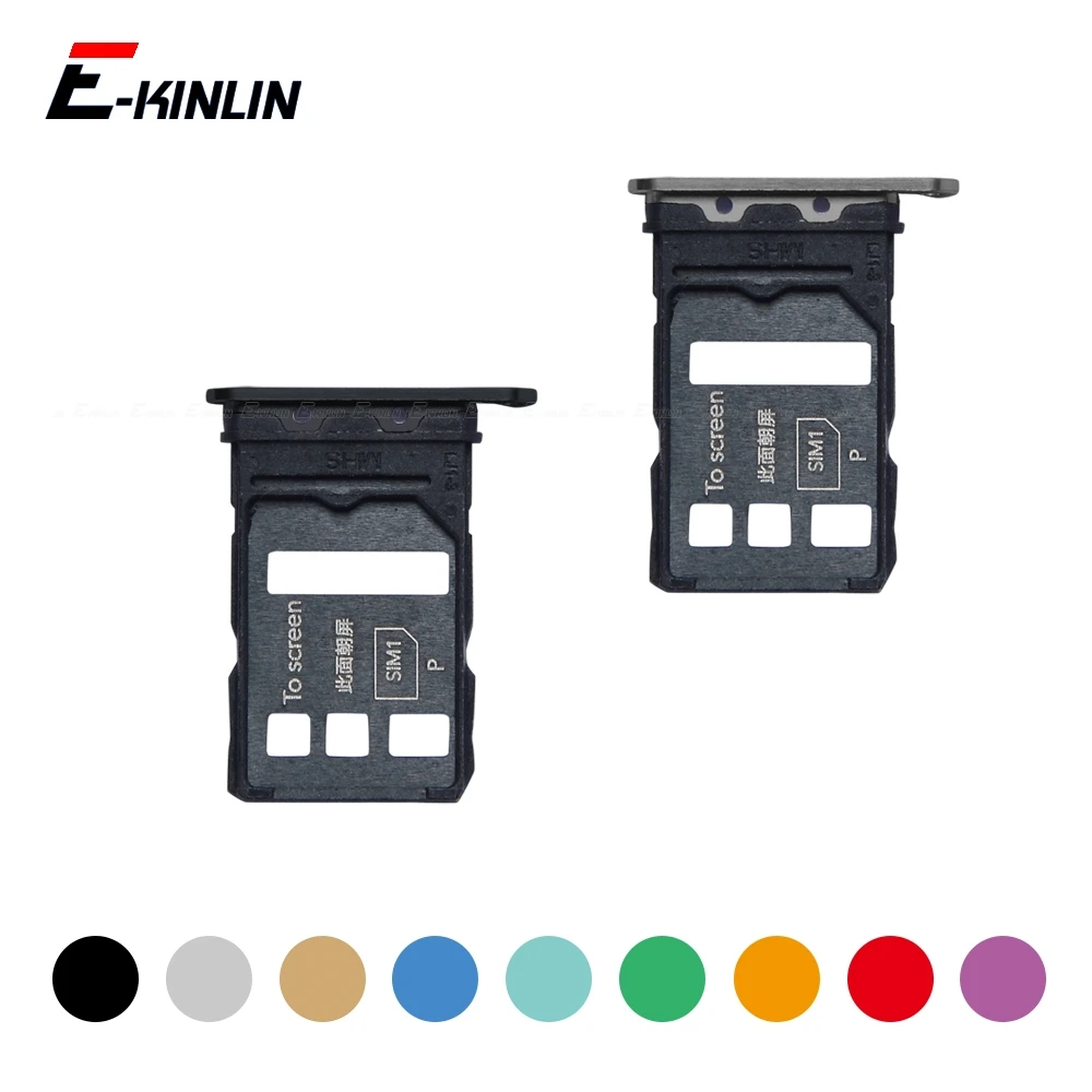 Sim Card Micro SD Card Tray Socket Holder Slot Container Connector Adapter For HuaWei Honor Magic5 Pro Lite Ultimate 5G Parts