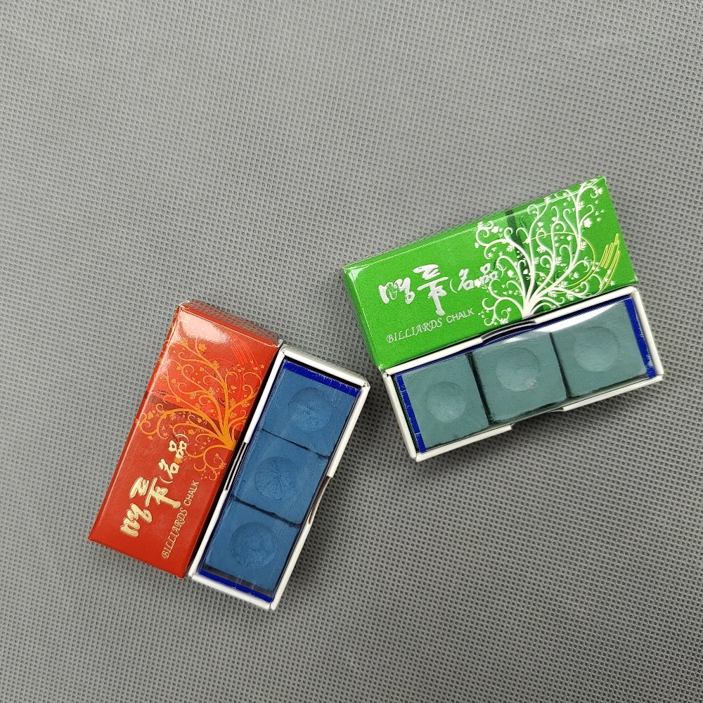 Biliardo Gesso Gesso per piscina 3 Pz/scatola BallTeck Corea Professionale Biliardo Gesso Blu Pool Cue Stick Gessetti Accessori da biliardo