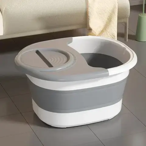 접이식 가정용 발 목욕 양동이, 발 마사지, 레저 건강 양동이, 어린이 발 목욕 대야, 휴대용 발 담그는 발 욕조