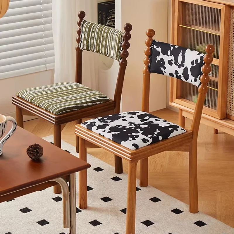 

Retro Relax Dining Chairs Luxury Wishbone Leather Desk Dining Chairs Modern Bedroom Restaurant Sedie Cucina Nordic Furniture