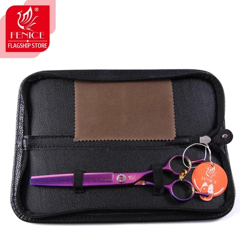 Fenice Professional JP440C стальные филировочные ножницы для собак