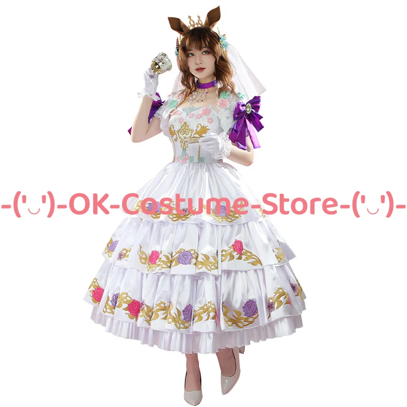 [Customized Size] Uma Musume Pretty Derby High-End Boutique Memory Aston Machan Cosplay Costume Anime Game Outfit Party Uniform - Image 6