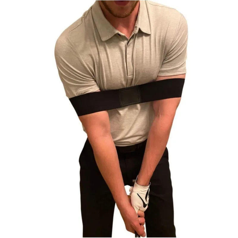 Golf Swing Trainer Arm Band - Adjustable Swing Correction Aid for Proper Golf Motion Training