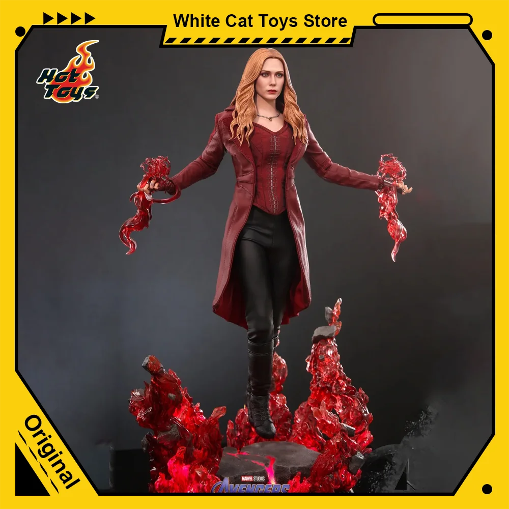 

Hot Toys HT 1/6 DX35 DX36AE Avengers：Endgame 4 Scarlet Witch Action Figures Anime Model Full Set Movable Joints Collection Gift