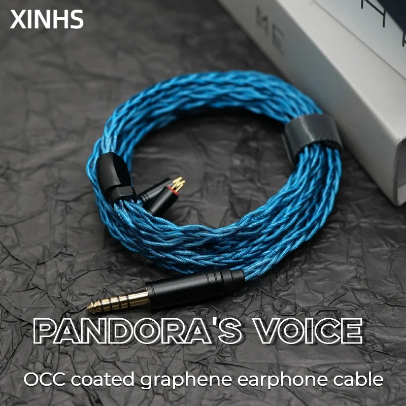 

XINHS 8-Core HiFi Headphone Upgrade Cable 0.78mm MMCX IE900 Suitable for Sennheiser NX8 METEOR DragonFly 81T Mystic 8