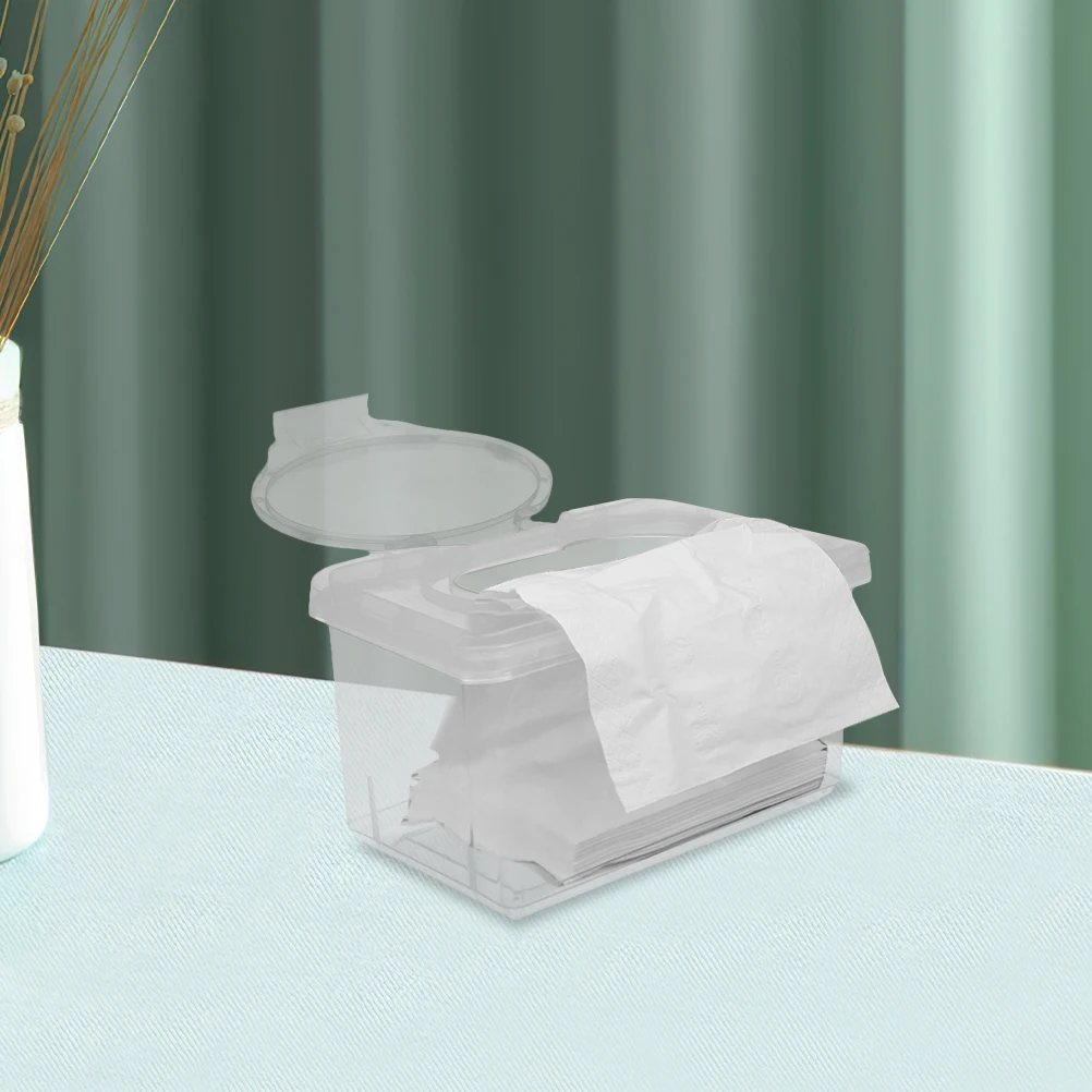 2 قطعة موزع مسح مناديل مبللة للأطفال حاوية مختومة حلقة سيليكون تصميم بيد واحدة متعددة الوظائف قابلة لإعادة الملء لغرفة نوم الحمام