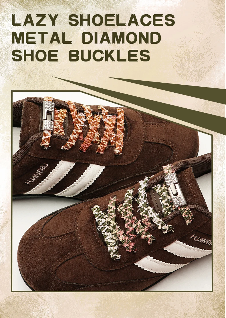 Strass-Schnürsenkel-Clips ohne Binden, glitzernde Diamant-Metall-Schnürsenkel-Schnallen, Schnellverschluss-Schnürsenkel-Befestiger für Sneaker und Freizeitschuhe – Detail 1