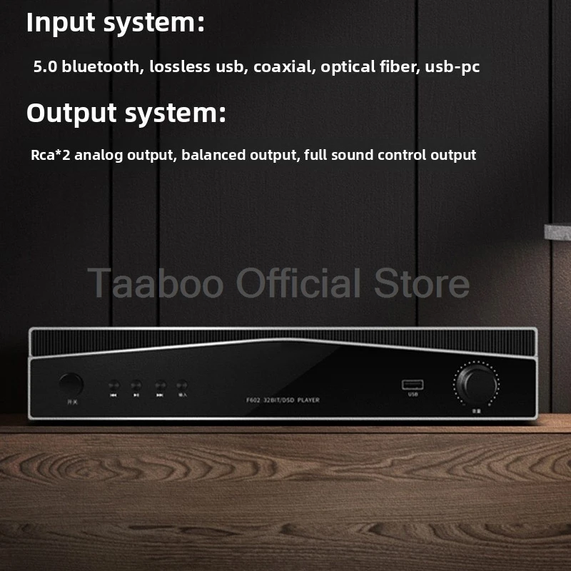 5.0 Bluetooth DAC Decoder SNR130dB Digital Converter ES9038 Chip DSD PCM Audio Decoders USB-PC OPT COAX Input For Home Theater