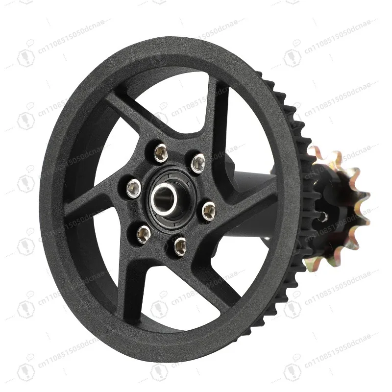 Center Shaft Bushing & Pulley Assembly Modified Replacement Kit for Electric Off‑Road Dirt Bike