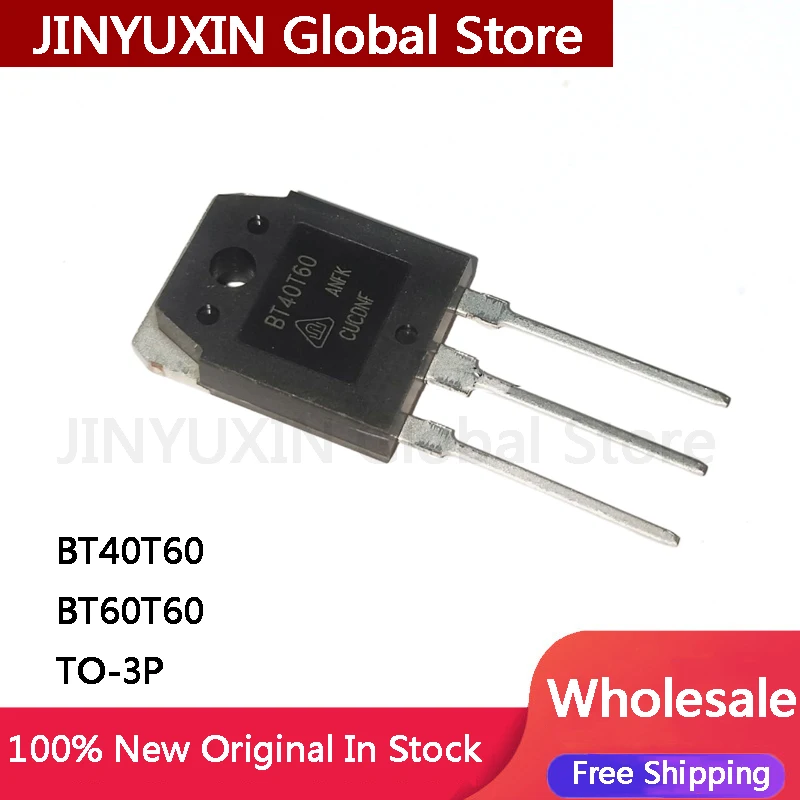 5Pcs New BT40T60 BT40T60ANF BT60T60 BT60T60ANFK TO-3P IC In Stock Wholesale