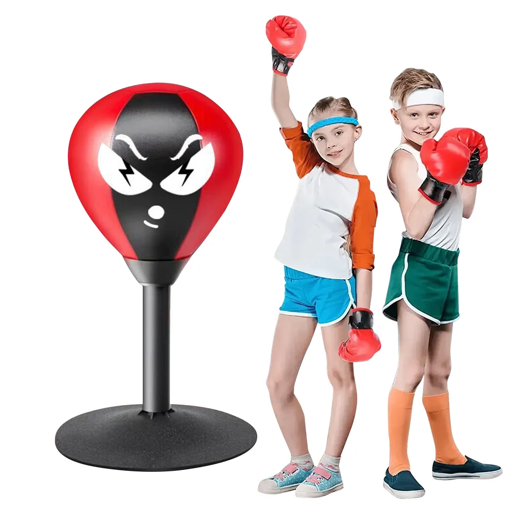 Desktop Boxsack Schreibtisch Boxen Punch Ball mit Saugnapf Tragbare Geschwindigkeit Tasche Stress Relief Boxen Reflex Ball für Kinder Erwachsene