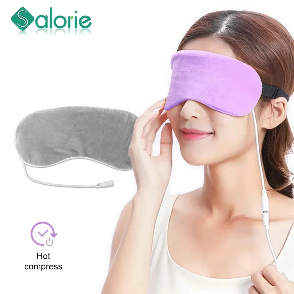 Heated Eye Mask,USB Eye Mask for Dry Eyes with Constant Heating Temperature, Warm Compress Heating Pad for Sleep Dark Circles