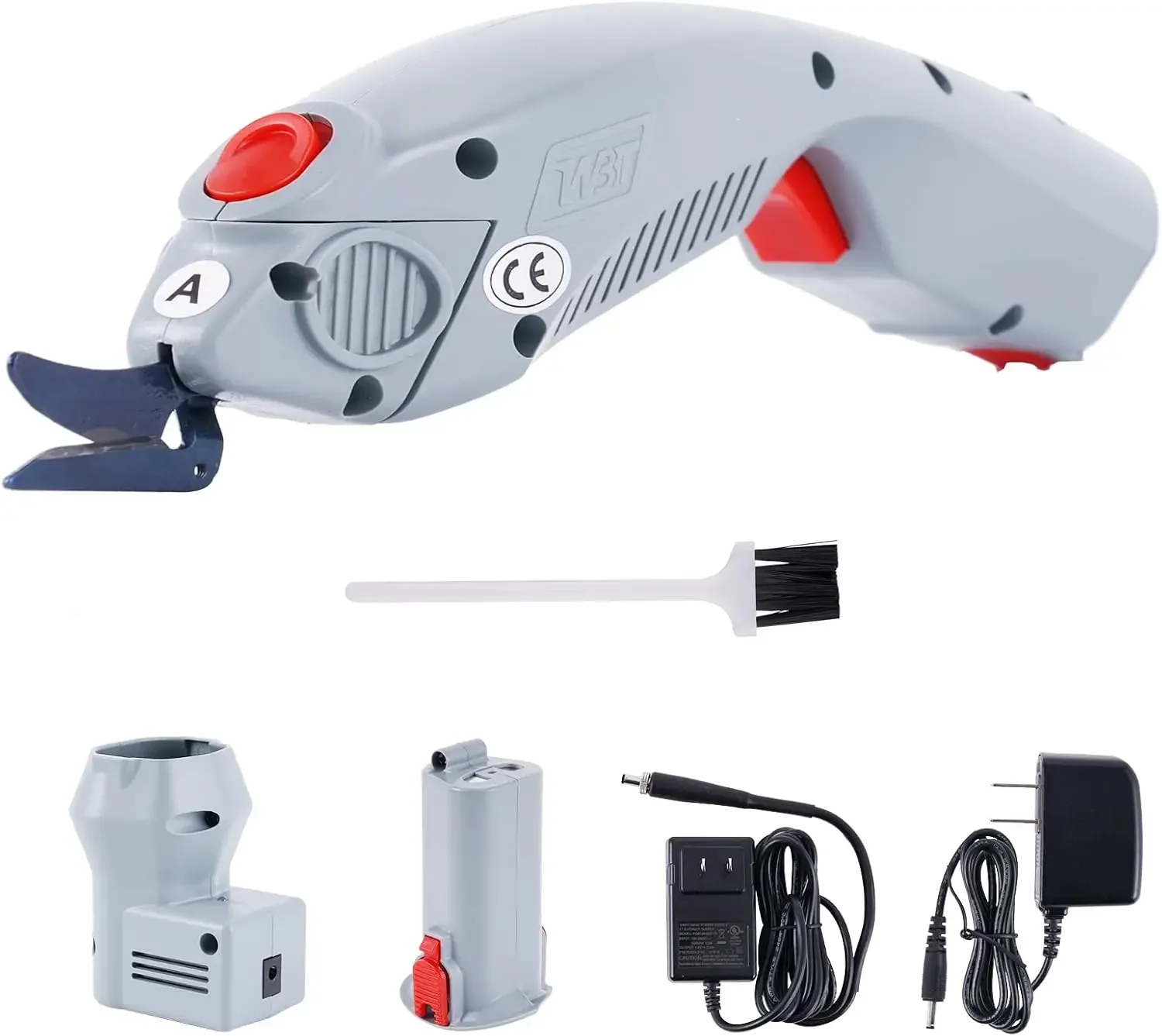 Wbt-1 Electric Fabric Scissors Cordless Fabric Shears Rechargeable Cloth Cutter for Carpet/Leather/Rubber/Paperboard