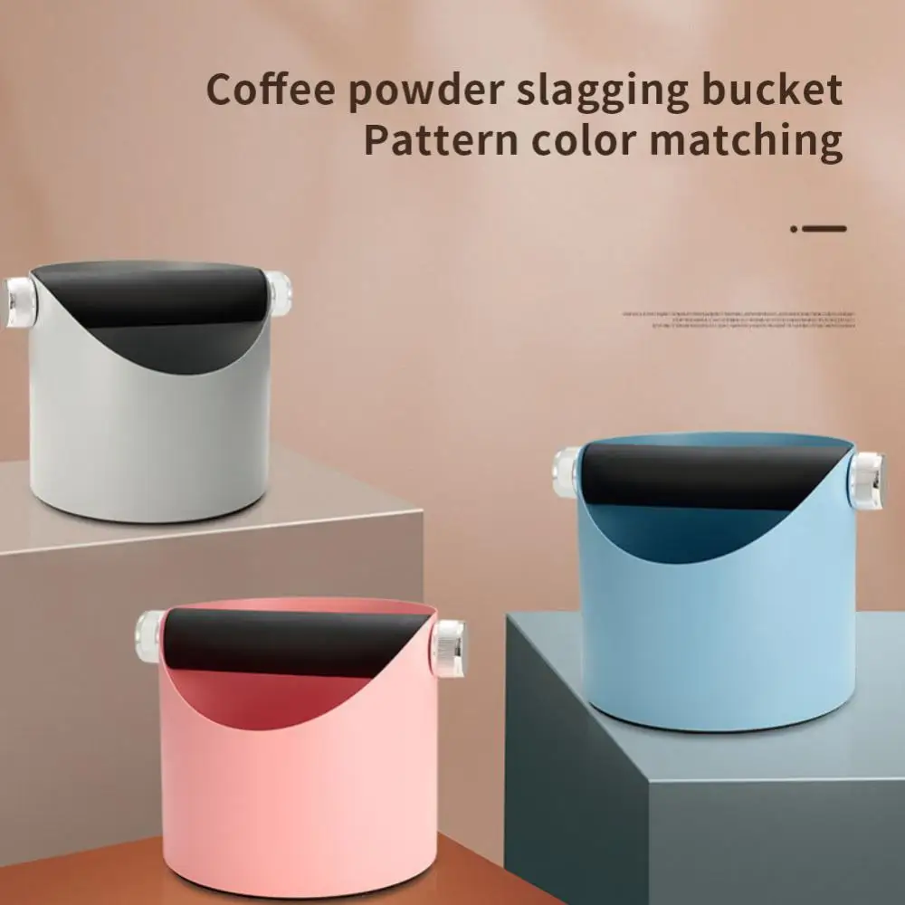 Coffee Knock Box Anti-slip Espresso Dump Bin Grind Waste Bin Coffee Machine Grounds Recycling Bucket Grind Trash Bin Coffeeware