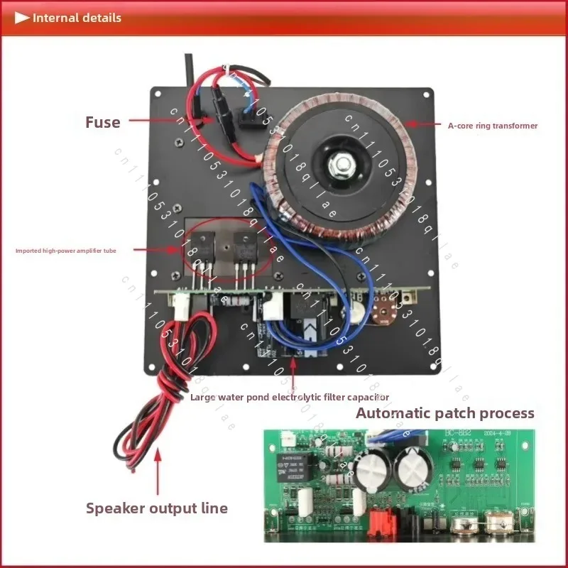 Active Subwoofer Power Amplifier Board Home Theater SUB Coaxial Input High Power Can Bring 10-inch Speaker 220V