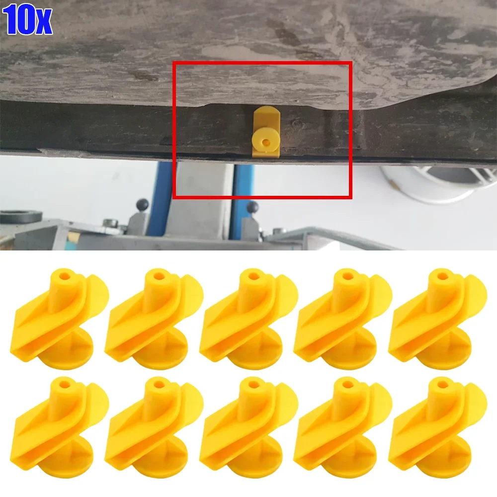 10pcs New For Mercedes-Benz Smart Fortwo 450 451 Auto Yellow Engine Undertray Underbody Shield Clip Guard Plate Clip A0019913970