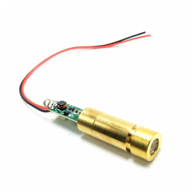 

Industrial Lab APC 450nm 100mw Pure Blue Laser Diode Dot/Line/Cross Module 12x35mm Brass Housing 3.7V-4.2V