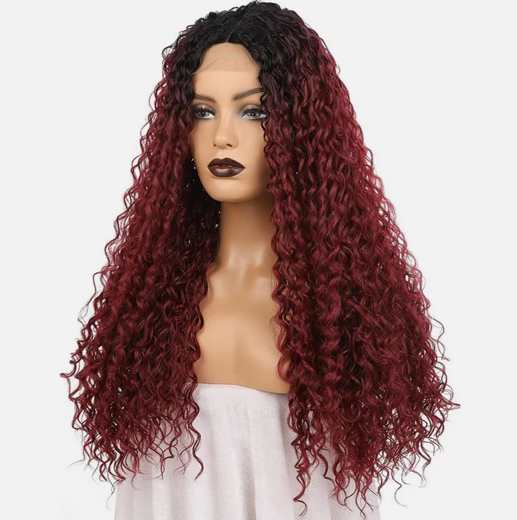 23 Inch Kanekalon Futura Synthetic Hair Curly Lace Front Wig