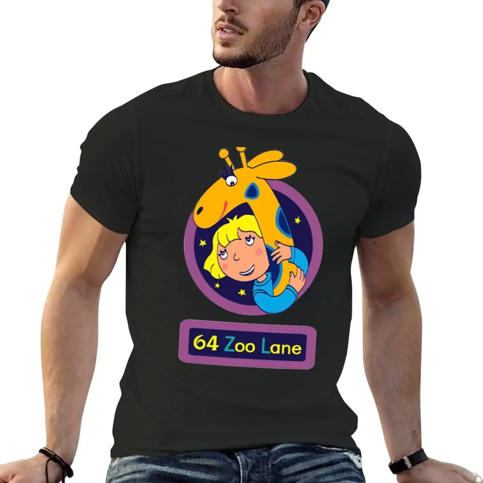 

New 64 zoo lane T-Shirt blank t shirts quick drying t-shirt aesthetic clothes fruit of the loom mens t shirts