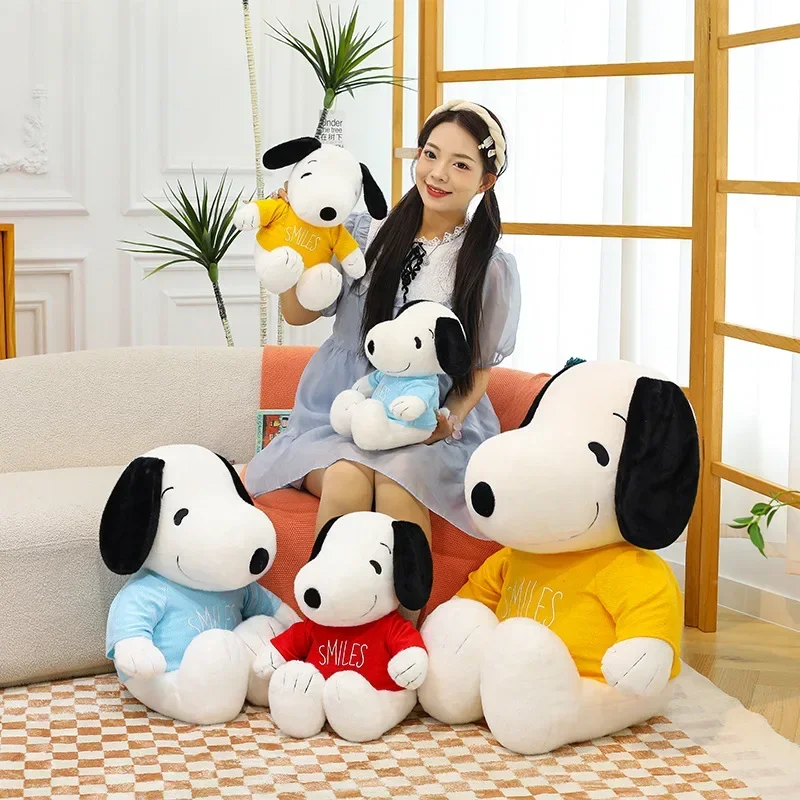 

Kawaii 65cm Cartoon Cute Snoopy Plush Toy Pillow Sofa Back Plush Doll Gifts for Children Christmas Birthday Xmas Children Gift