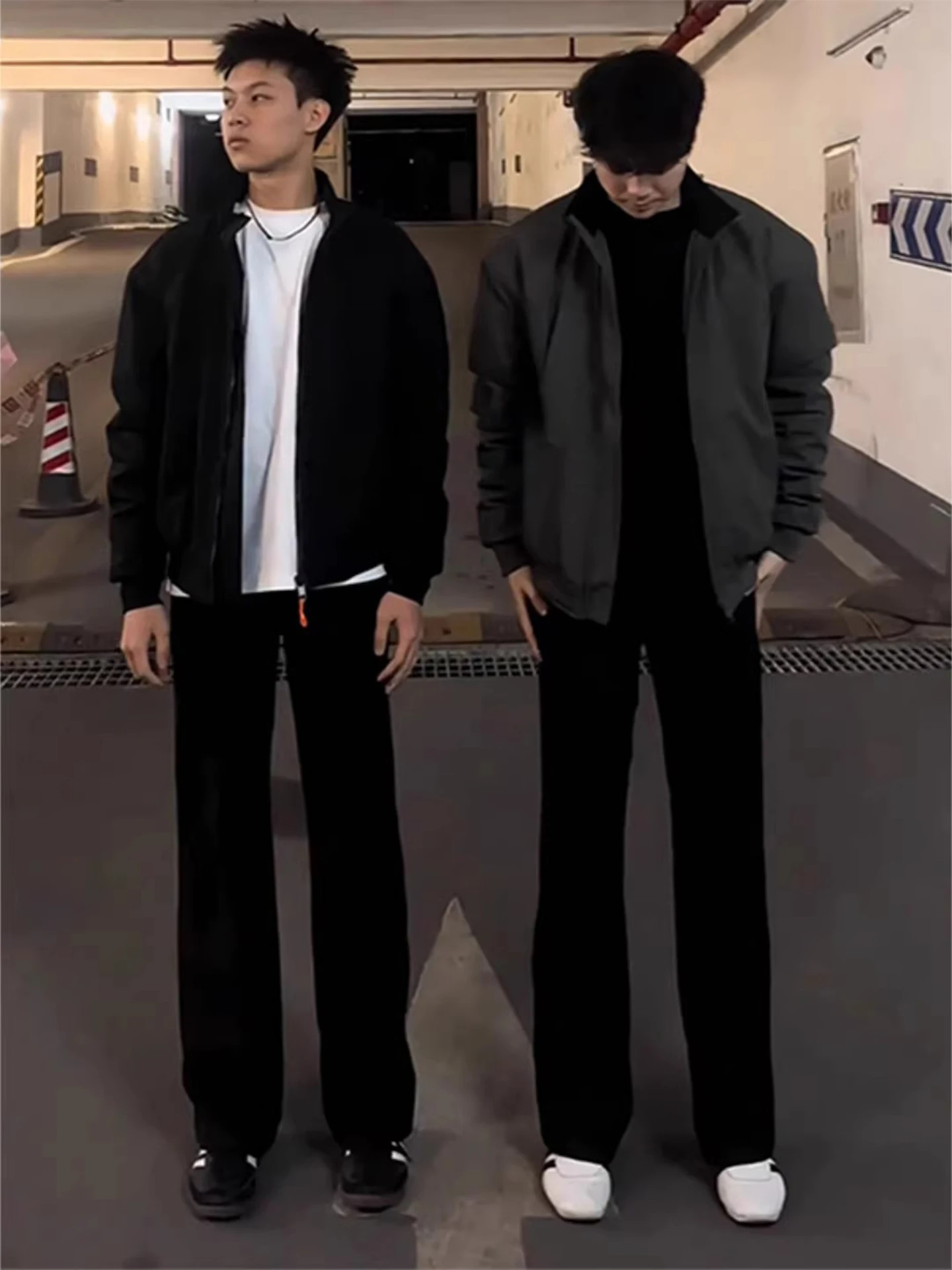 

Мужские брюки American Sle Bell Bot, осенне-зимние драпированные брюки с высокой талией, прямые повседневные брюки, Bla Fce на подкладке